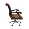 Sillón Modelo Rowan Ejecutivo en Piel Cogñac