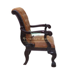 Sillón Modelo Rowan Ejecutivo en Piel Cogñac