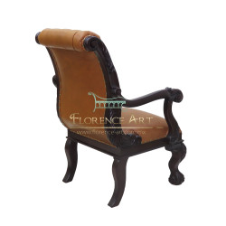 Sillón Modelo Rowan Ejecutivo en Piel Cogñac