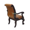 Sillón Modelo Rowan Ejecutivo en Piel Cogñac