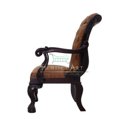 Sillón Modelo Rowan Ejecutivo en Piel Cogñac