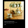 Juego de Té Azul de Porcelana