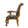 Sillón Modelo Rowan Ejecutivo en Piel Negra